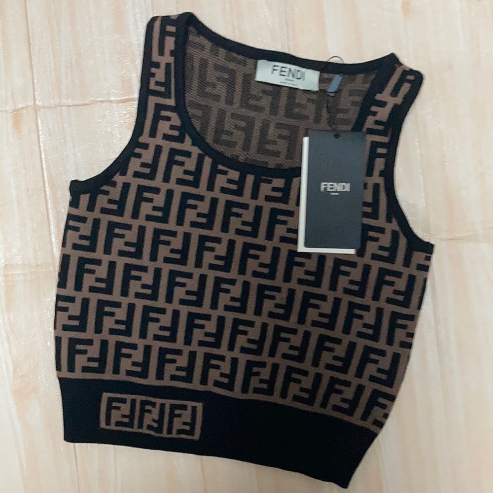 Women’s Fendi brown Tank top